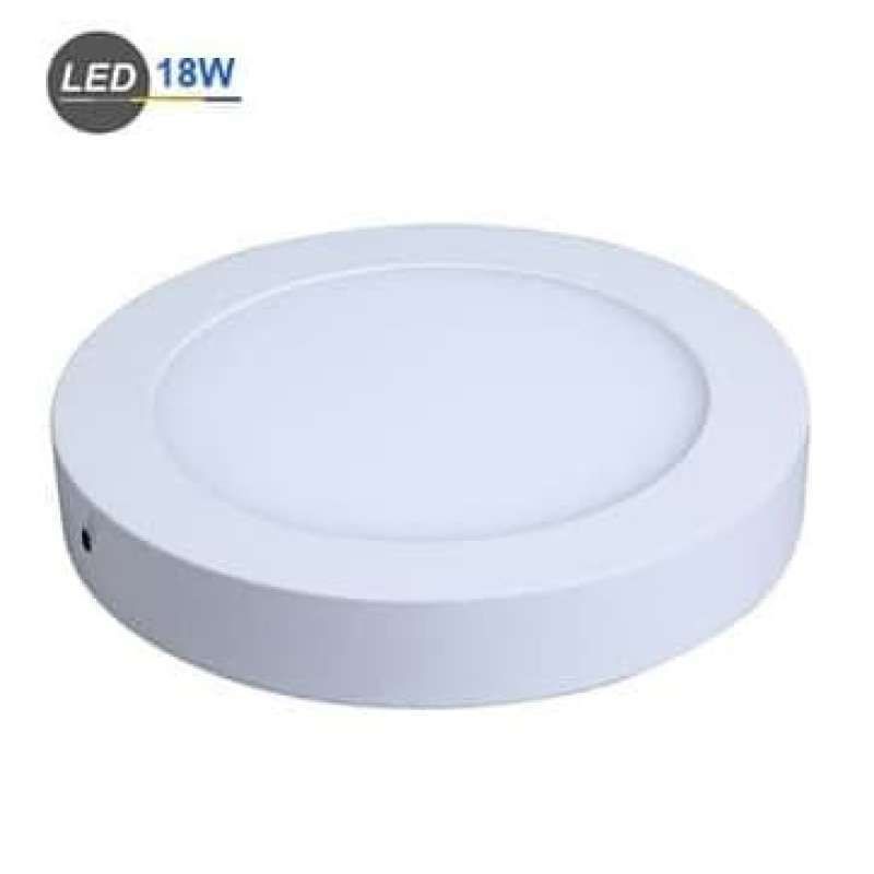 LAMPU DOWNLIGT LED PANEL OB BULAT 18 WATT STARLUX/OUTBOW 18 W ROUND PUTIH