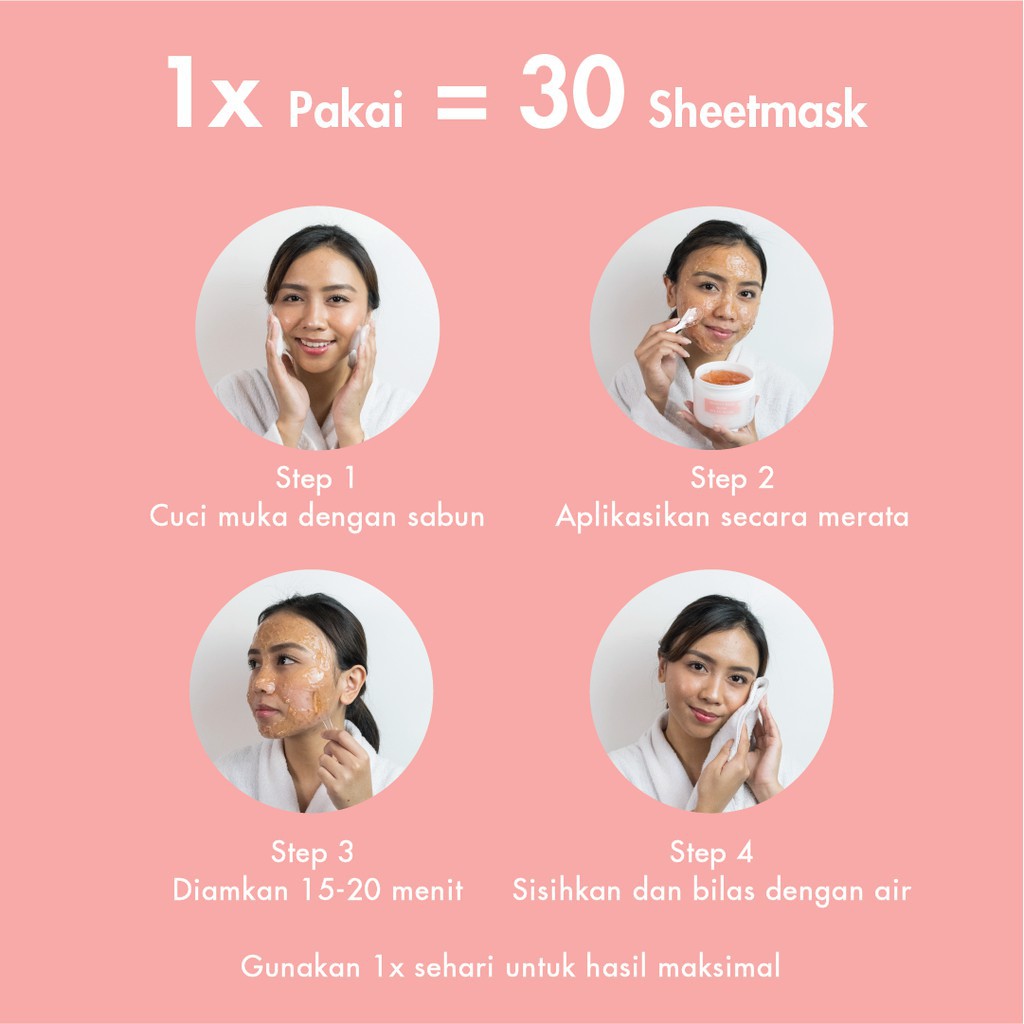 EILEEN GRACE | Glowing Instan- Masker kulit kombinasi- Black + Rose Jelly Mask 300ml BPOM No Alcohol