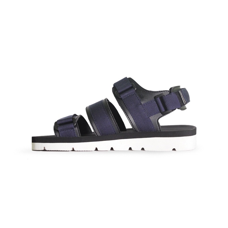 ALTO NAVY ORIGINAL x LVNATICA Sandal Casual Biru Dongker Pria Sendal Gunung Kasual Jalan Santai Harian Main Hangout Lebaran Traveling Fashion Distro Remaja Dewasa Outdoor Adventure Premium Travelling Footwear Tali 2 3 Strap Keren Terbaru Kekinian Branded