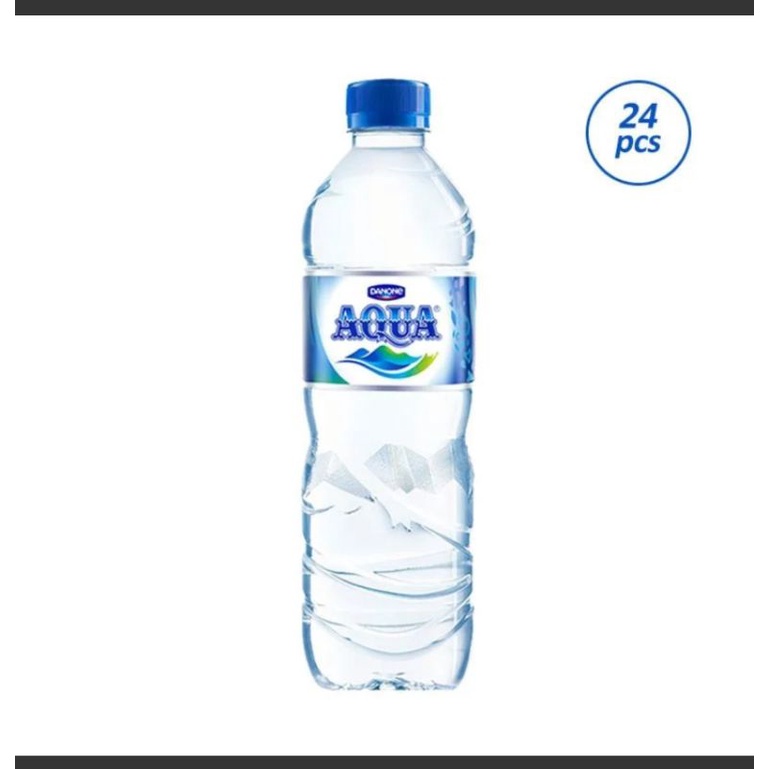 

AQUA 600 ml isi 24 botol