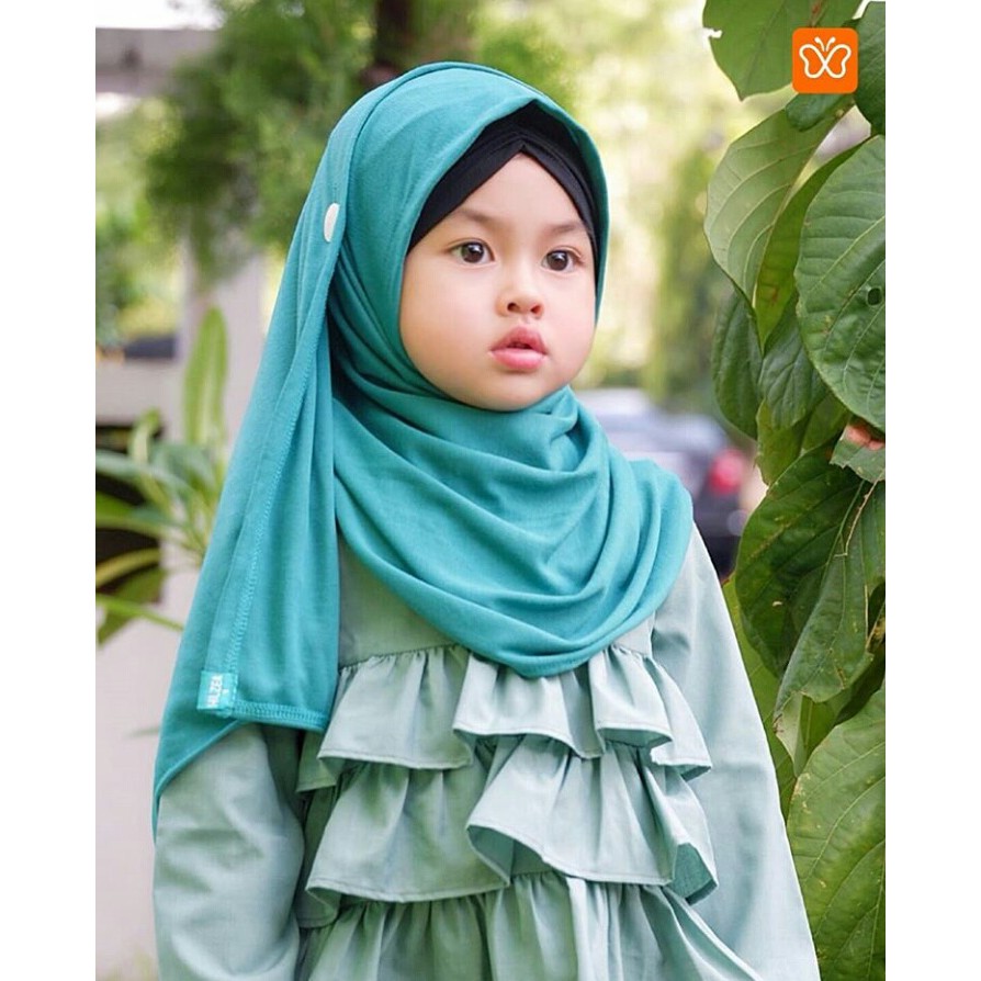 Jilbab Anak Hilzea Pashmina Instant bahan Kaos XS-S Part 2