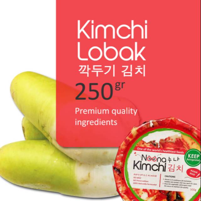

Kimchi Lobak 250gr