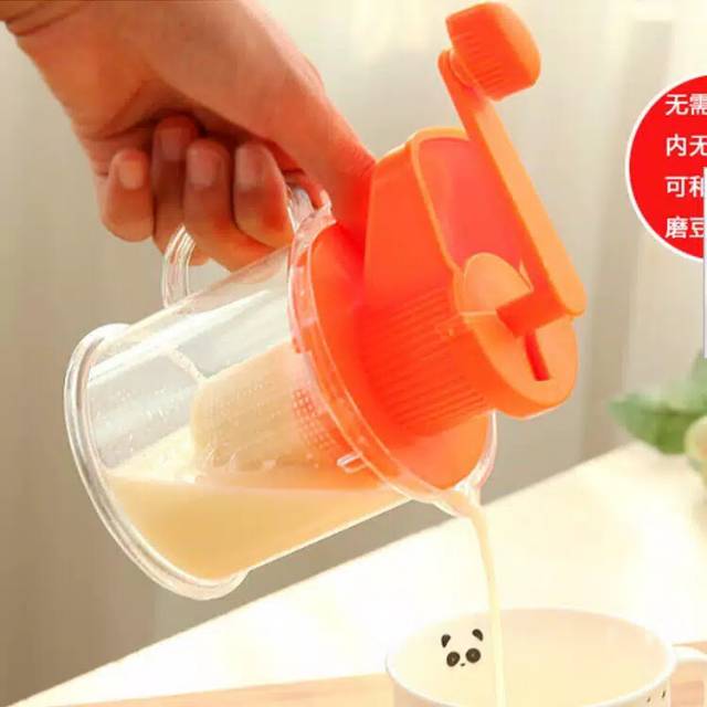 BLENDER PUTAR JUS BUAH PENGGILING KEDELAI KACANG SAYUR PRAKTIS PENGHALUS MANUAL  TANGAN JUICER