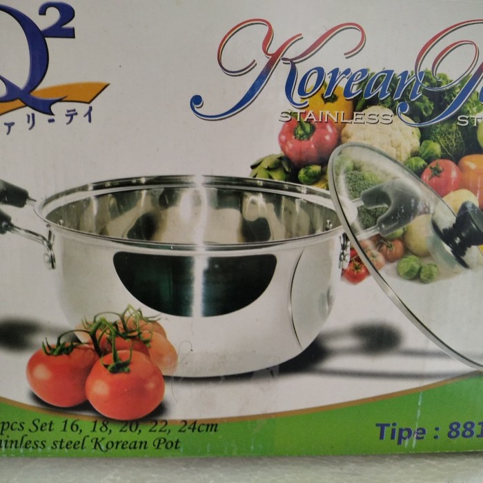 Panci Set Stainless " Korean Pot " isi 5 set
