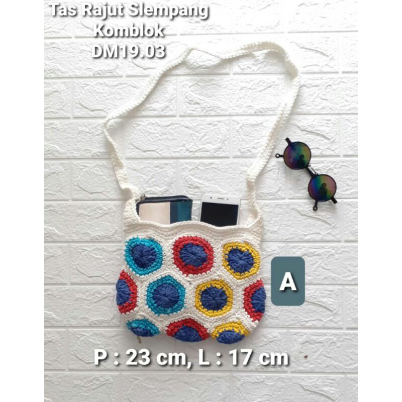 Tas Rajut Slempang | Tas Rajut | Tas Rajut Murah