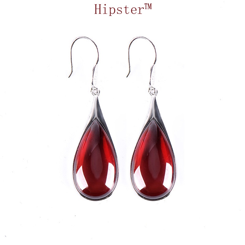 Retro Classic Fashion Natural Ruby Beautiful Ear Hook