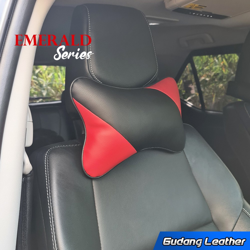 Bantal Mobil Kulit Sintetis - Emerald Series