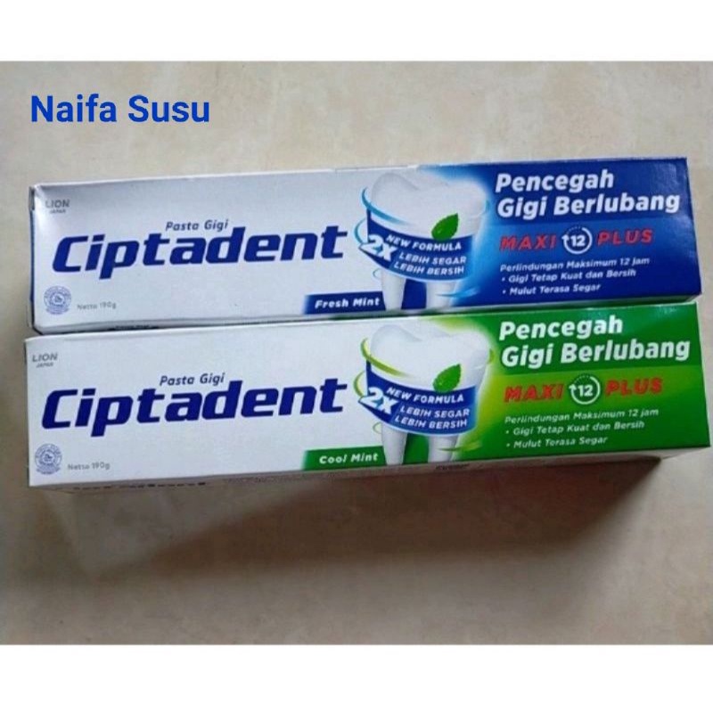 Ciptadent Toothpaste Cool Mint Tube 190gr