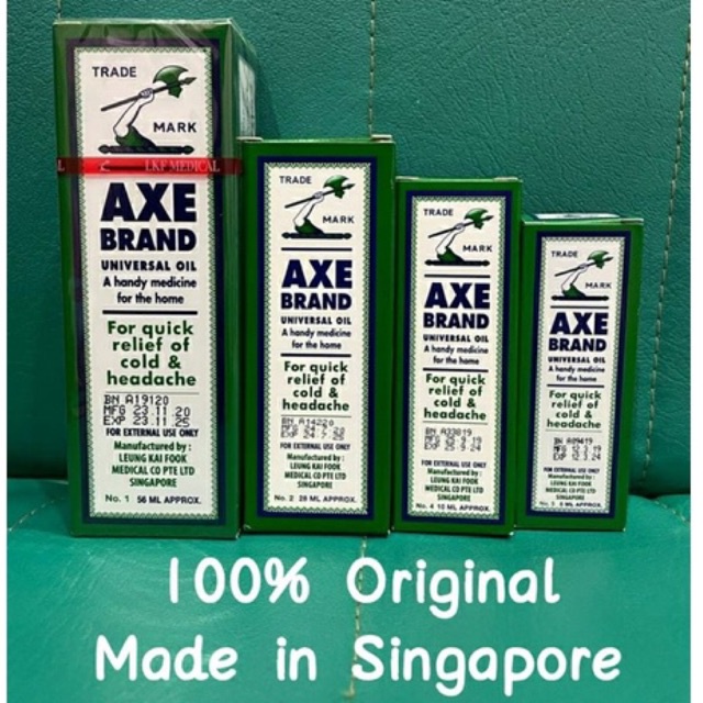 Singapore Minyak Angin Cap Kapak Axe Brand Oil 100% Original Singapore