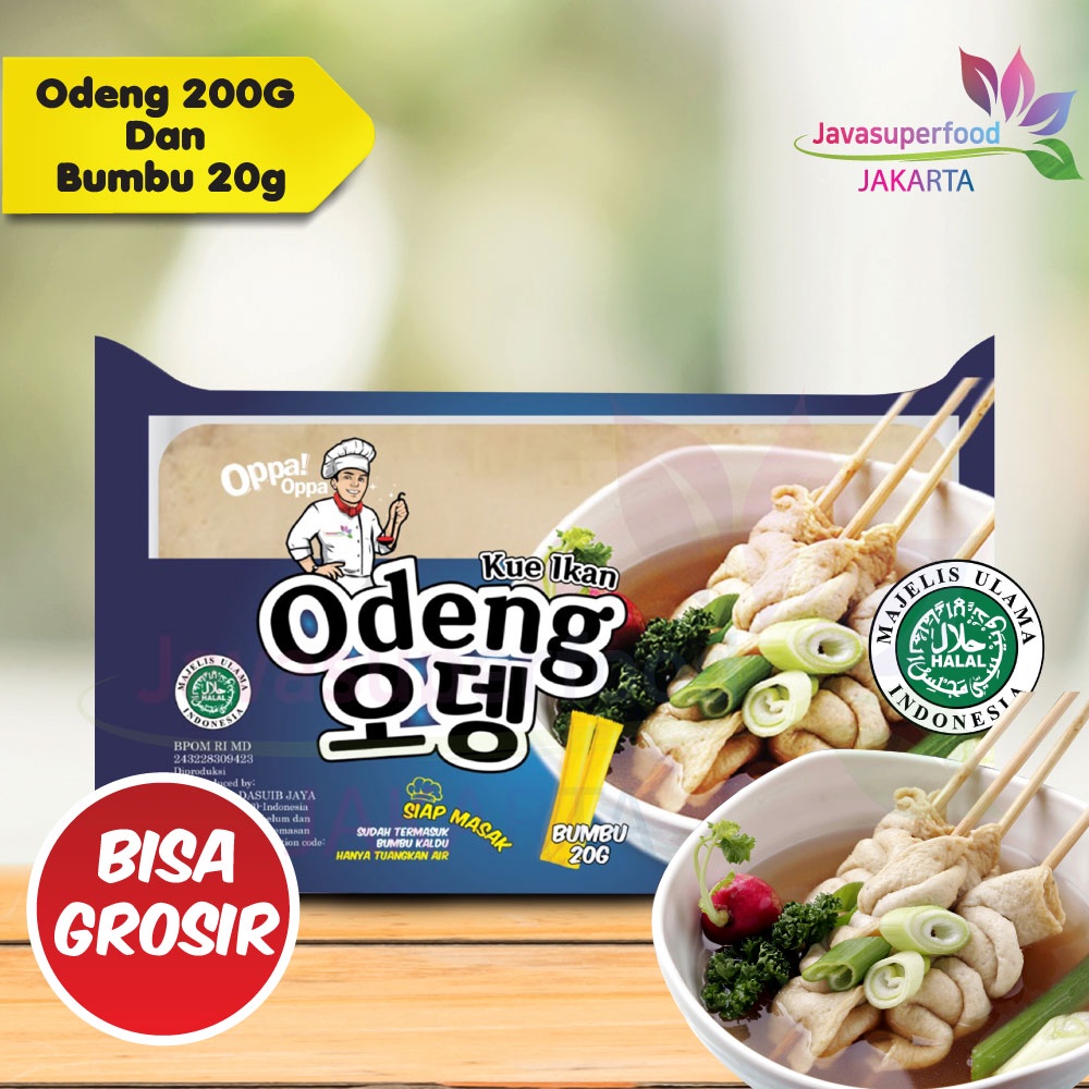[Halal]Oden Odeng 6 Lembar Eomuk Korean Fish Cake 200g+Bumbu 20g
