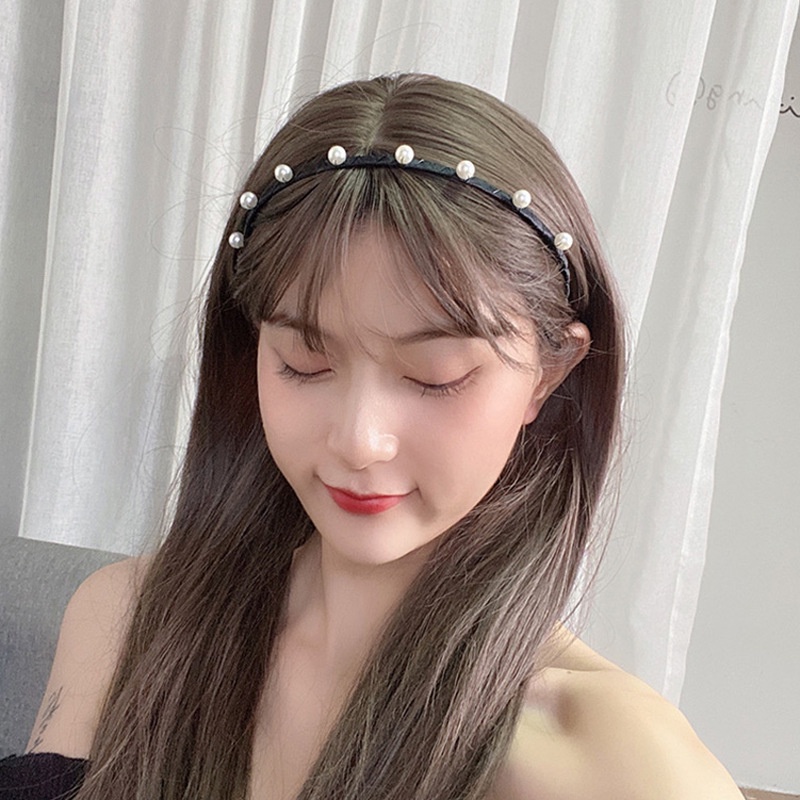 Headband Mutiara Gaya Retro Korea Untuk Wanita