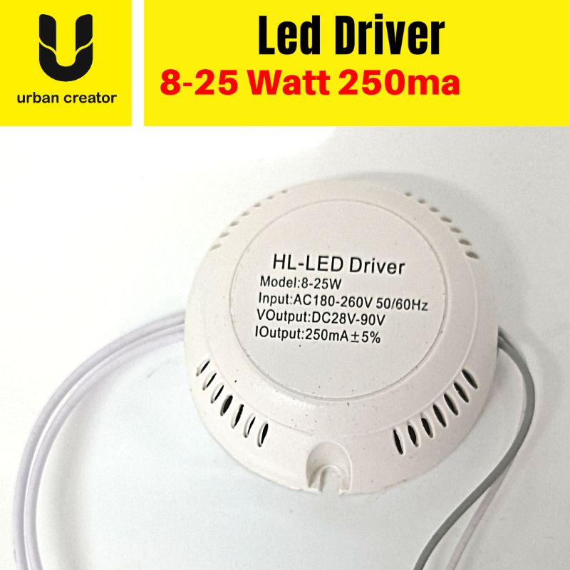 Jual Led Driver 8-25 Led x 1 Watt Terang Maksimal Casing Plastik ...