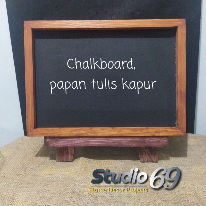 

papan tulis kapur, chalkboard, papan tulis meja
