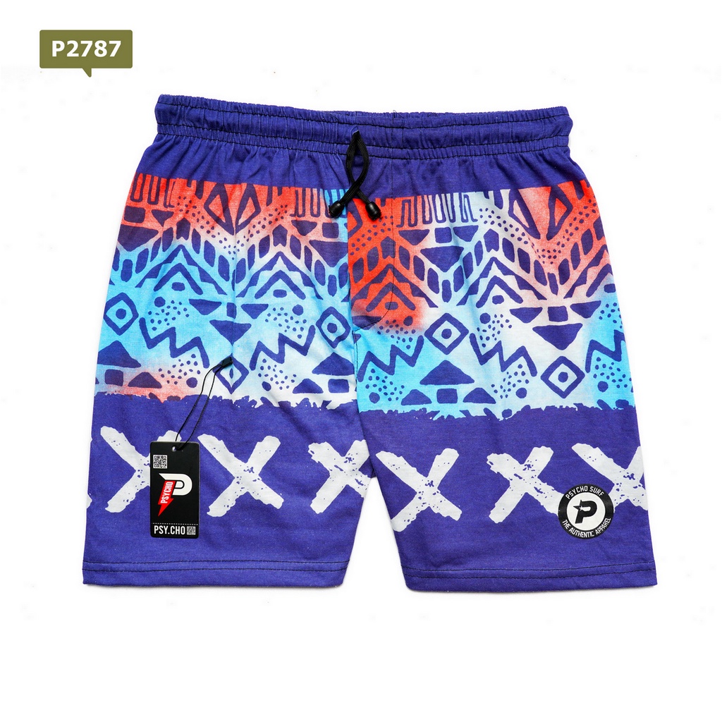 BEST SELLER 1 - PSYCHO BOXER PRIA WANITA| CELANA DALAM PENDEK KOLOR BOXSER PANTAI BAHAN KATUN| BOKSER BRIEF LAKI LAKI DEWASA-GC-X09