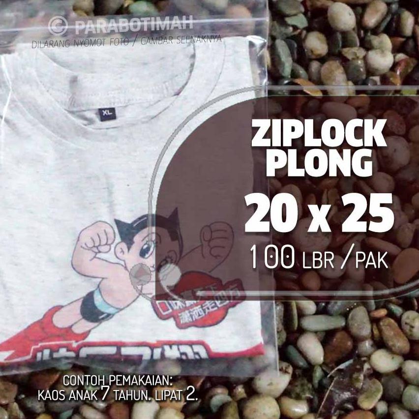 

Plastik klip plong ziplock 20x25 packing hijab skincare coffee shop boxer baju anak buku A5 dll
