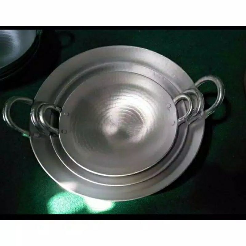 Satu Set Wajan diameter (23,33,40) Tebal Anti Lengket Alumunium Garut