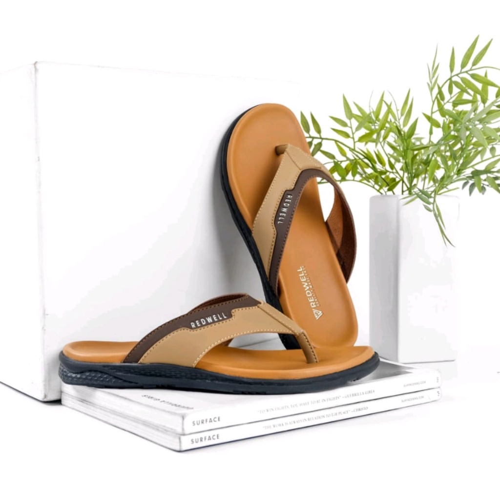 ST99 - Sandal jepit Kulit Terbaru - Sandal Pria Korean Style - Sandal Pria Casual - Pluto Series