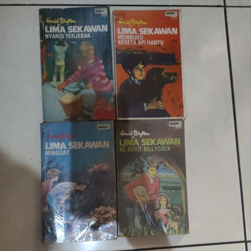 novel lima sekawan enid blyton cover lama original