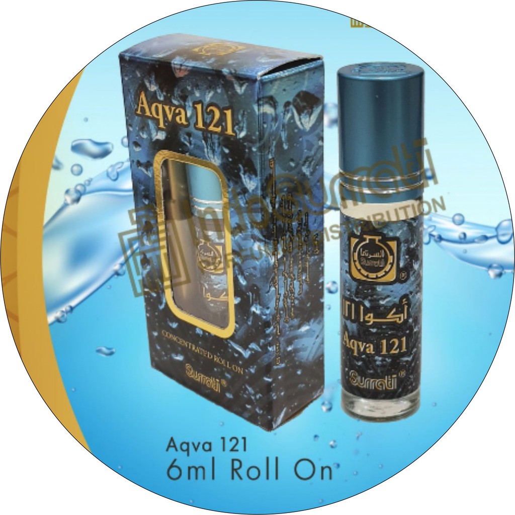 Parfum AQVA 121 6ml Roll On | Parfum Surrati | Surrati Perfumes | Bibit Minyak Wangi