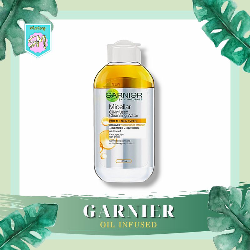 GARNIER Micellar Water Pink &amp; Oil Infused Biphase 125ML 50ML