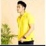 Kaos polo kerah kuning polos