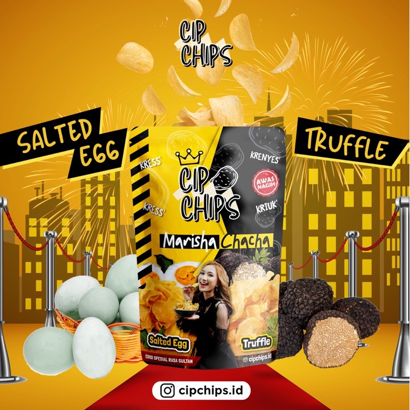 Cipchips x Marissachacha SALTED EGG / TRUFFLE
