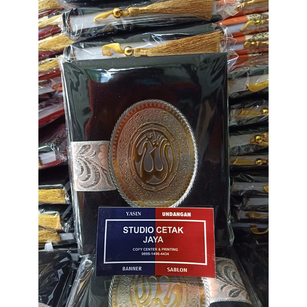 Cetak Buku Yasin Cover Beludru Busa 148 Hal Free Tasbih