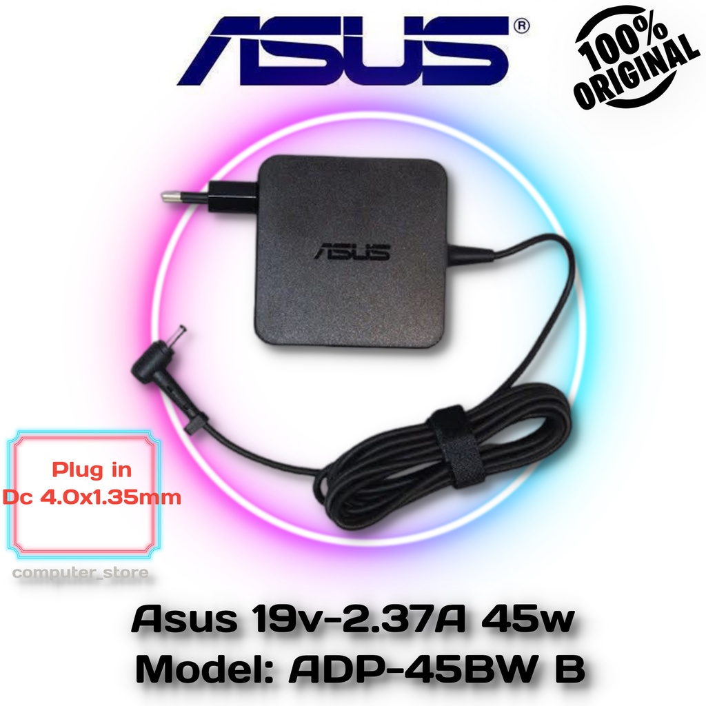 Adaptor Charger Asus 19V 2.37A DC4.0 | X442U X441U X453M X553M UX21A UX31A UX32A Series Original