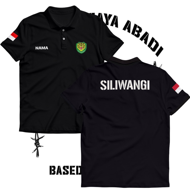 Kaos Polo Kodam III/Siliwangi TNI AD