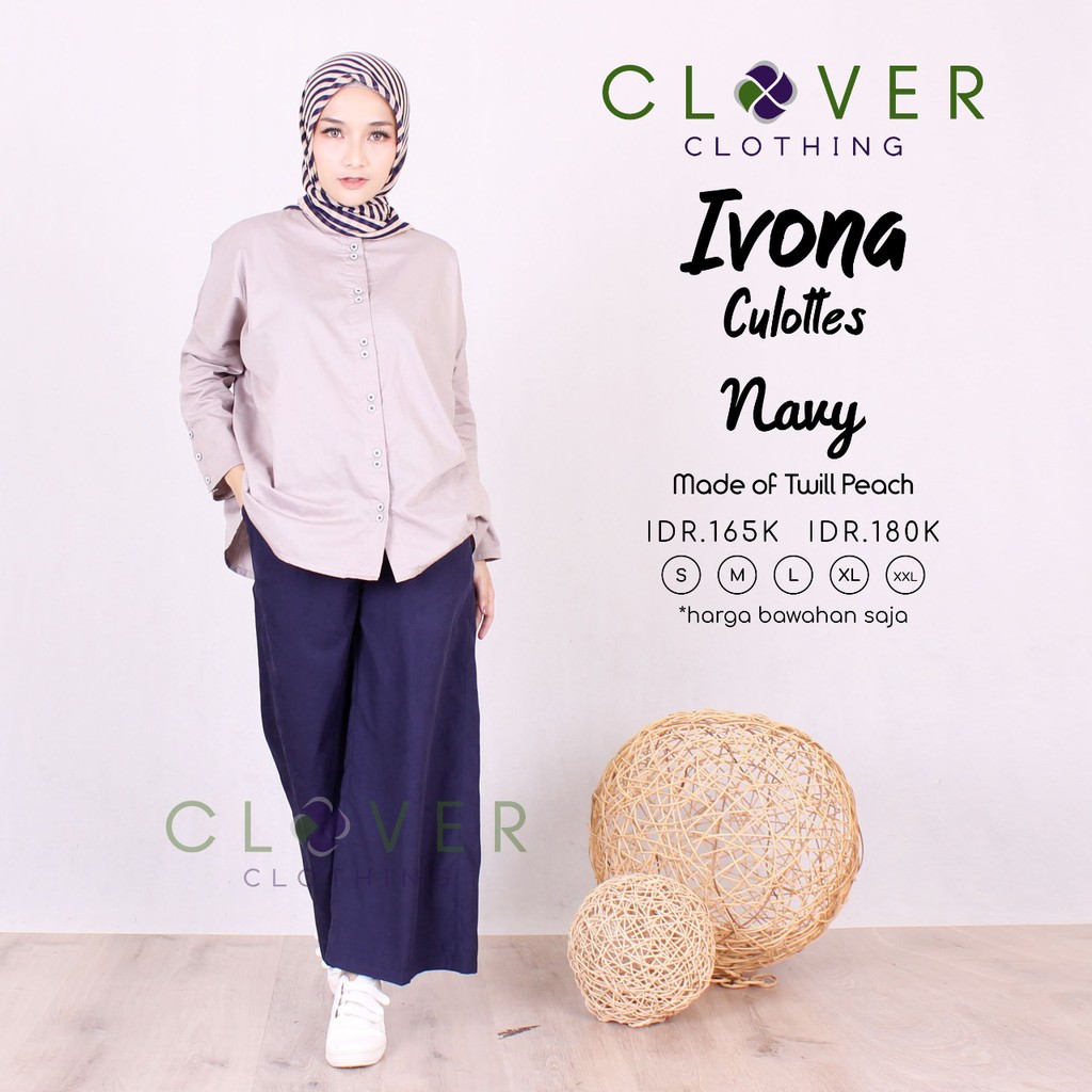 Bawahan Kulot Wanita Culottes Ivona-5