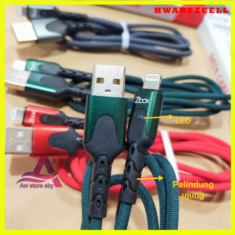 CML011 LED KABEL DATA USB LIGHTNING FLASH CHARGE 3A KABEL IPHONE 6/6S/6+/ 7/7+/ XS/XR (IPHONE LED) O