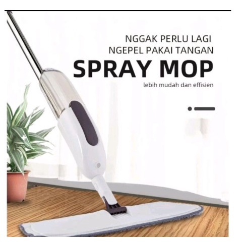 Pel Lantai Semprot Otomatis Pelan Lantai Serbaguna Water Spray Mop Automatic With High Quality