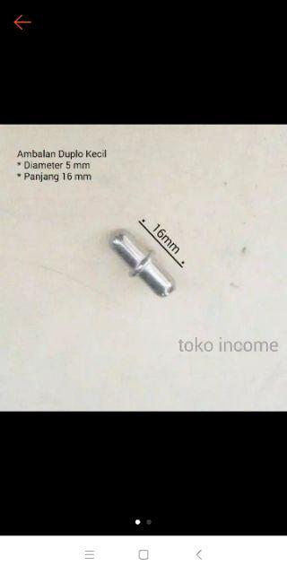 Ambalan Pen Duplo Kecil / Penyangga Rak