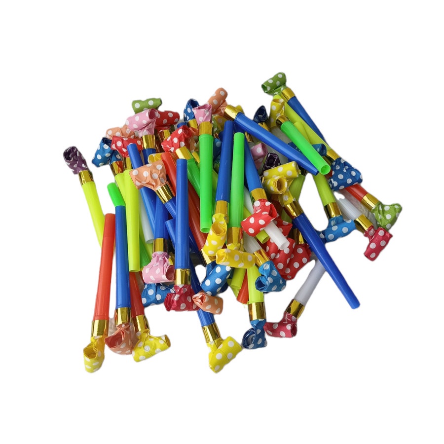 TERLARIS TEROMPET LIDAH POLKADOT / Terompet Ulang Tahun Pesta Kertas Polkadot / Souvenir Ulang Tahun / Perlengkapan Pesta