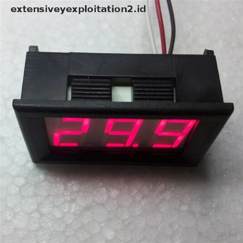 Tester Voltmeter Pengukur Tegangan Aki Digital Mini Dc 0-30v Untuk Mobil