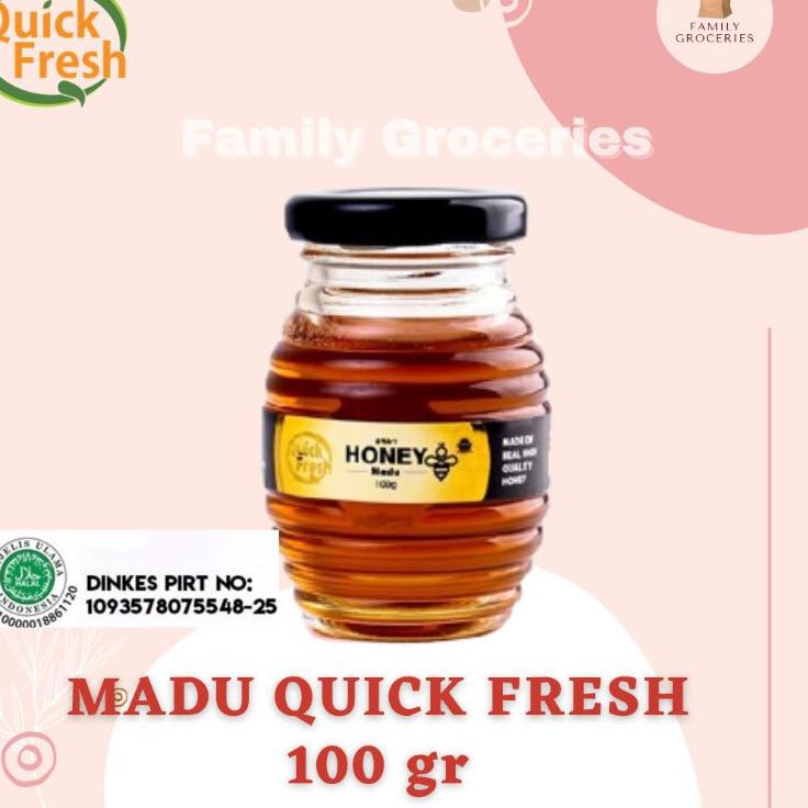 

60 Quick Fresh Honey | Madu Quick Fresh 100 gr (Jar Kaca) 60 Ready Stock )人