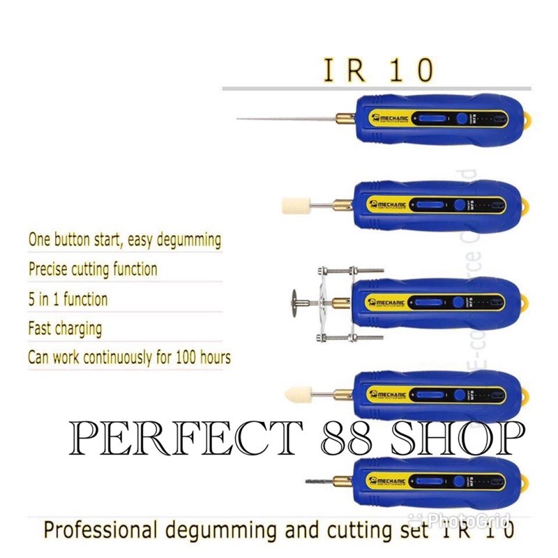 ALAT PEMBERSIH LEM OCA ELEKTRIK - OCA GLUE REMOVER TOOL 5IN1 MECHANIC IR10 IR10 PRO