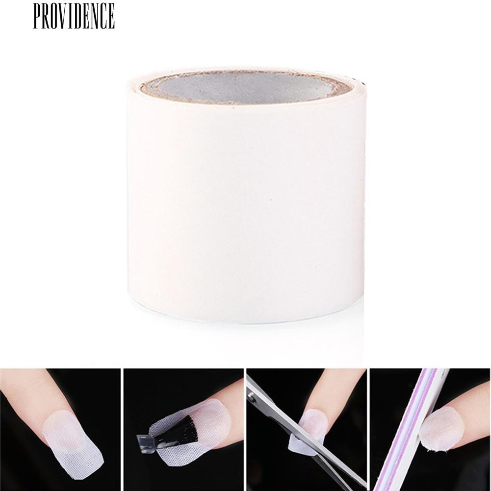 [Bayar Di Tempat] 100 cm Faux Sutra Nail Wrap Sticker UV Gel Acrylic Nail Protector Manicure Alat