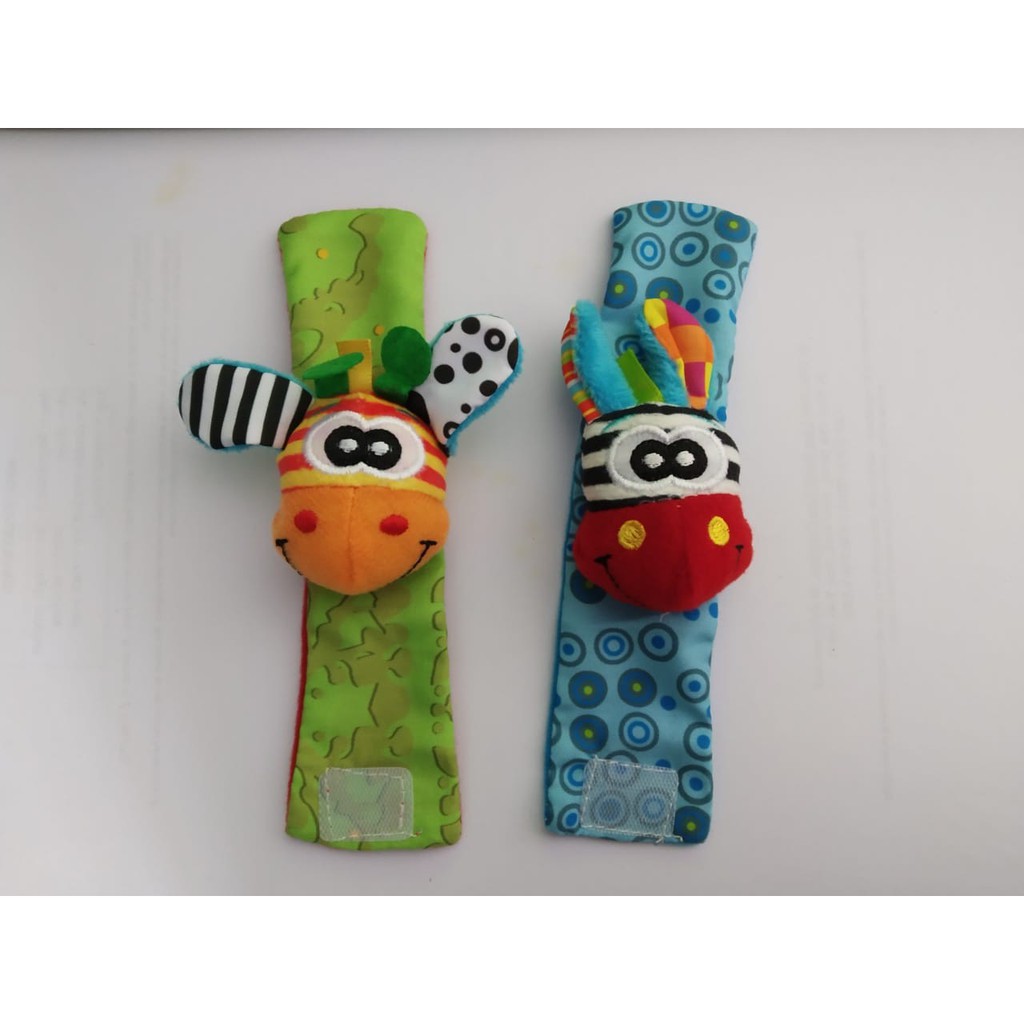 gelang rattle / mainan edukasi bayi / rattle toy