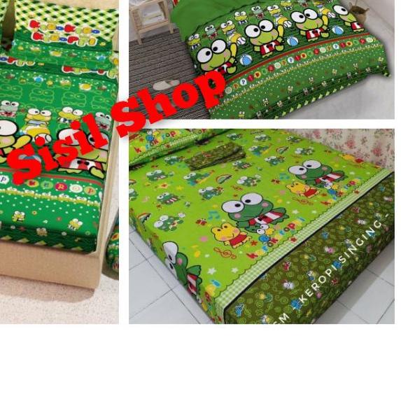 Sprei Karakter Keropi No 1 Ukuran 180 x 200 dan 120x200