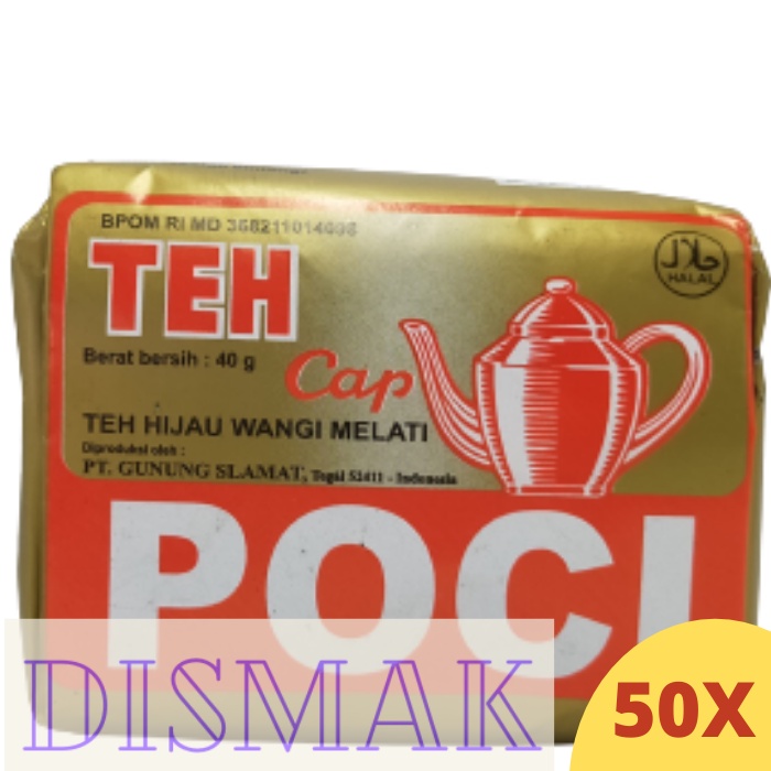 Teh Poci Gold 40 gram 50 pcs