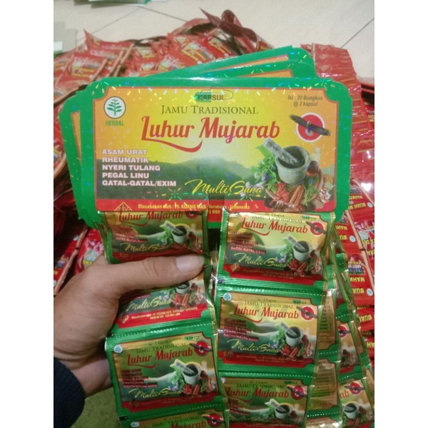 

jamu herbal kpsul LUHUR MUJARAB 100% ORIGINAL