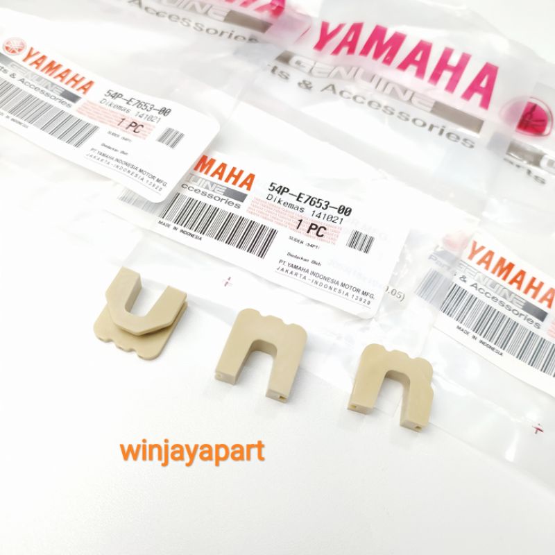 SLIDER - PLASTIK GANJAL RUMAH ROLLER MIO. MIO J. MIO M3. NMAX. AEROX. LEXI 1SET (3PCS) 54P-E7653-00 