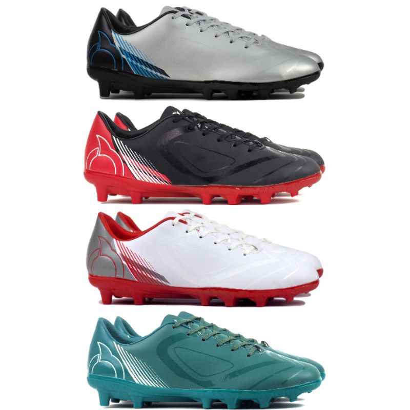 Sepatu Bola Ortuseight VULCAN FG Silver Black Green Original Ortus