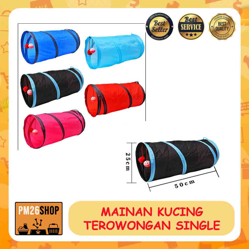 MAINAN KUCING TEROWONGAN CAT TUNNEL SINGLE