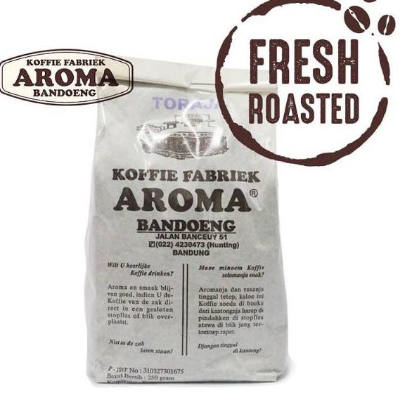 

TEERLARIS KOPI AROMA BANDUNG 250Gr / MOKKA ARABIKA, ROBUSTA, MIX /FRESH EVERYDAY