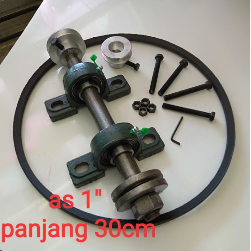 As Gergaji Piringan Meja Lengkap Tinggal Pasang 1 inch Panjang 30cm