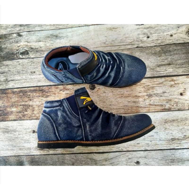 sepatu casual sepatu kasual pria sepatu wringkel sepatu handemade sepatu cowok sepatu denim sepatu keren sepatu