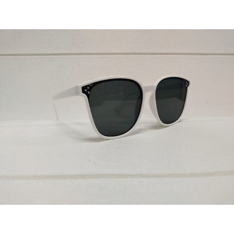 KACAMATA HITAM PRIA WANITA KOREA STYLE CAT KOREAN FASHION MODEL MATA KUCING TRENDY KEKINIAN-3.Putih