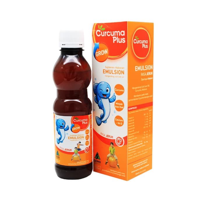 Curcuma Plus Emuslion Syrup 200ml ORIGINAL-BPOM (EXP Des 2024)